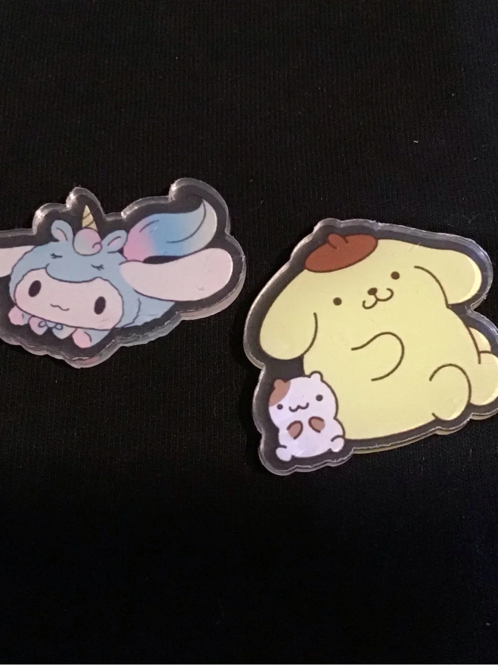 Set of four Sanrio characters magnet set. Super cute.